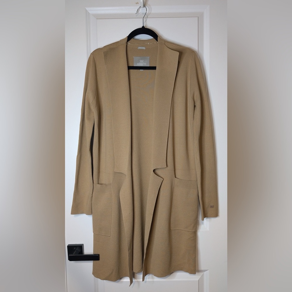 SOIA&KYO Women’s Benela Coatigan Toffee Size XS
